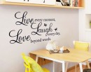 Live Laugh Love Quotes Wall Decal Life Quote Vinyl Art Stickers